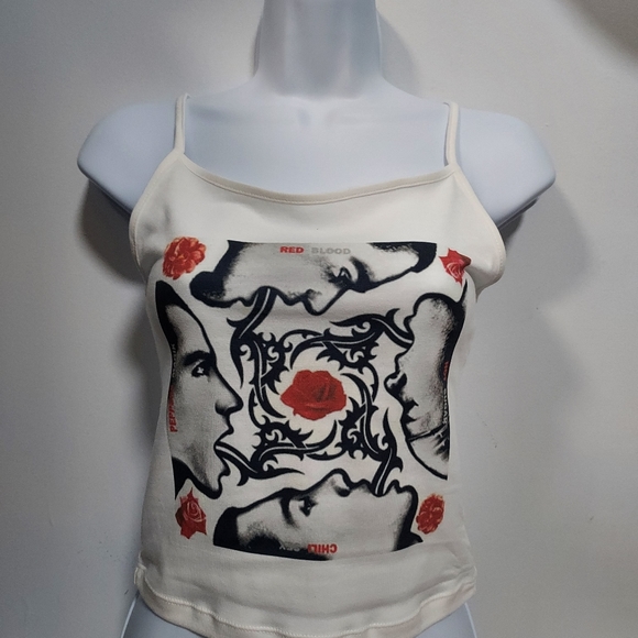 Maglietta Crop Top Red Hot Chili Peppers – Donna – Asterisk Classico Verde Taglia L